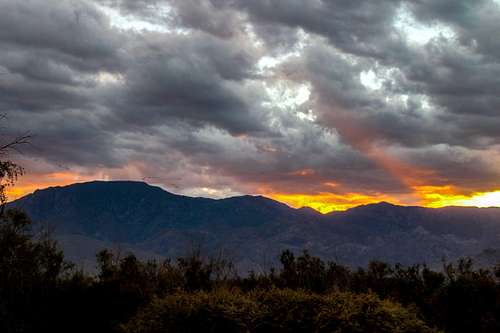 Sunset Santa Rosa Mountains