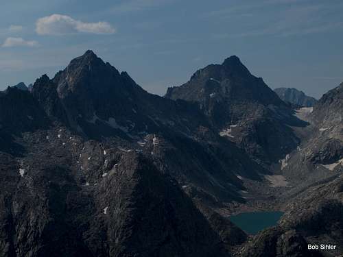 Henderson Peak, American Legion Peak, and Summer Ice Lake