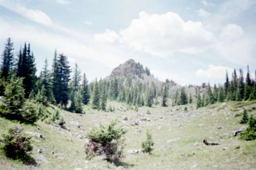 A view of North Mamm Peak.