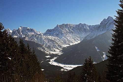 Planica valley from Pec