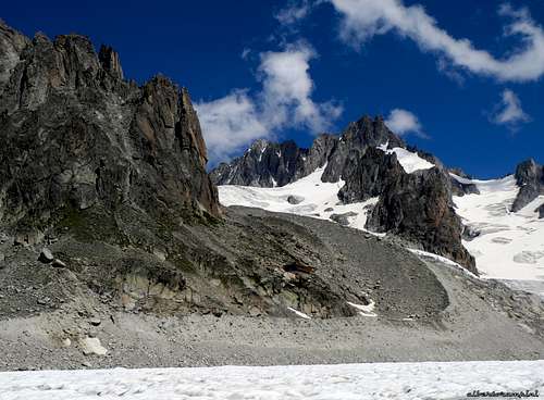 Aiguille du Refuge from Glacier d'Argentière