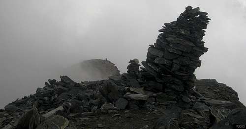 A big cairn on Roteck