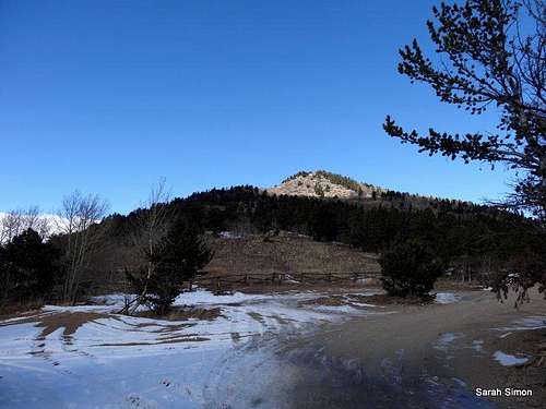 Mount Pisgah from the east