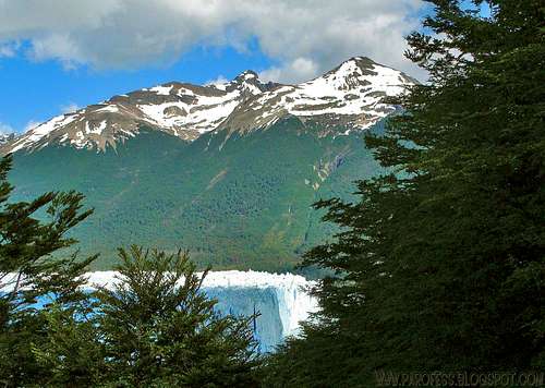 Nice Window view to Perito Moreno glacier...