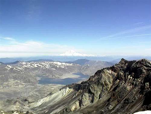 Mt St Helens Summit facing...