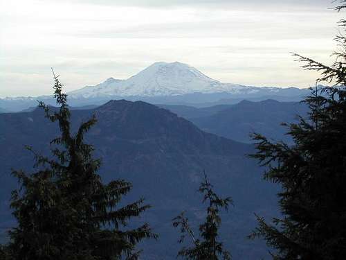 A nice view of Mt. Rainier...