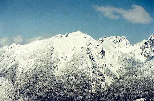Vesper Peak in winter as seen...