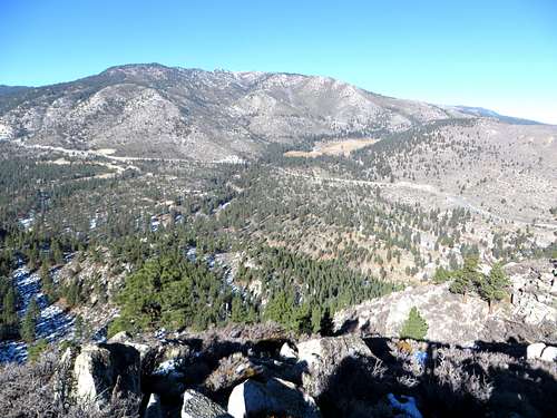 View northwest to the Carson Range