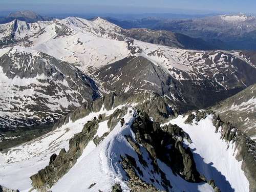 view from the Pico de Aneto,...
