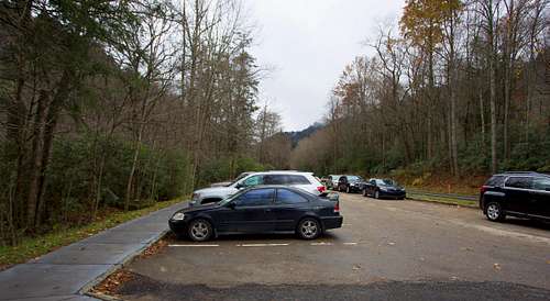 Alum Cave Trail parking lot