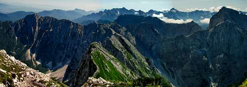 Ridges of Julian Alps