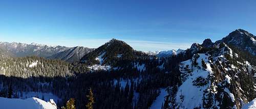 Snoqualmie Mountain West Ridge Panoramic