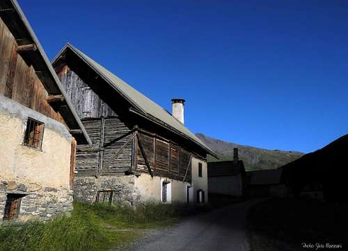 Traditional farm-house in the Briançonnais area