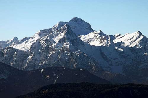 Triglav from the north-east