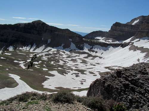 upper basin from the trail