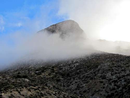 Turtlehead Peak fogging up