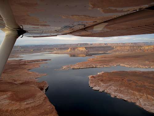 Lake Powell seen from the air