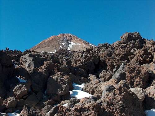 Teide summit seen from 3450m....