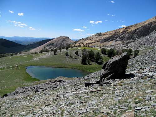 pond in the high basin
