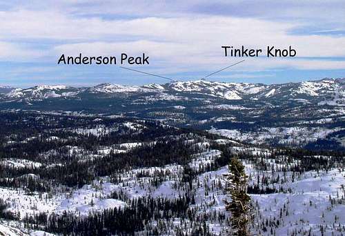 Anderson Peak and Tinker Knob...