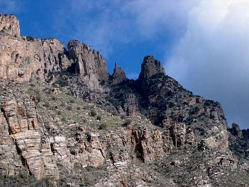 View of Finger Rock from the...