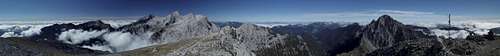 360° summit panorama Brana