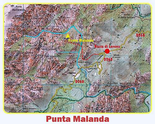 Punta Malanda map