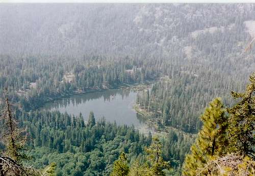 Coon Lake from the trail on...