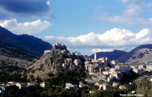 Town of Corte, the heart of Corsica