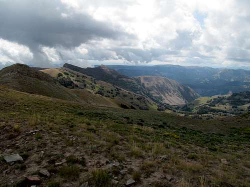 south from Hoback