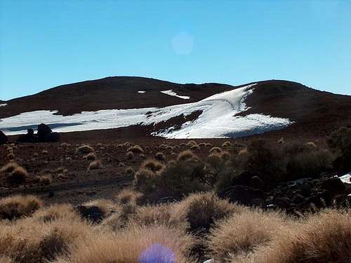 Montaña Blanca seen from the...