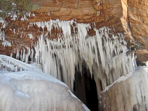 Sea Cave becomes Ice Cave