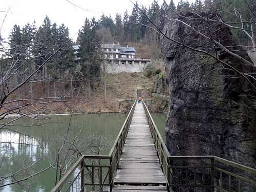Bridge over the Bóbr near Perla Zachodu