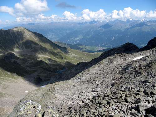 View from the upper Furglersee Route
