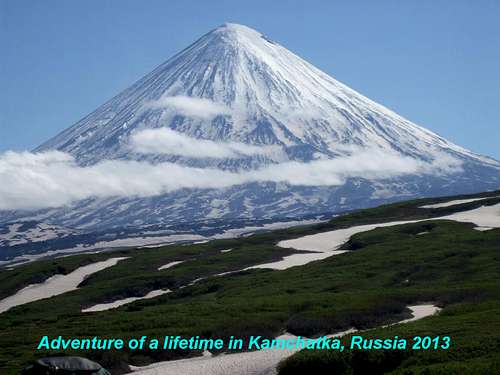 Klyuchevskaya Sopka volcano, Kamchatka, Russia