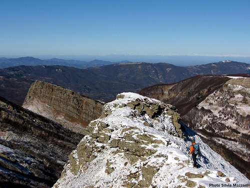 Sillara summit ridge to Rocca Pianaccia