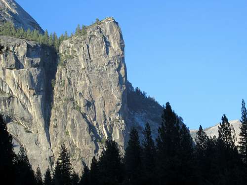 The Washington Column seen from Yosemite Valley