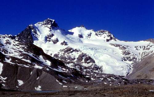 Cerro Dos Picos from the high campsite