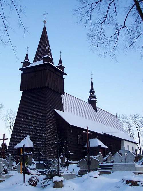 Wooden church in Orawka