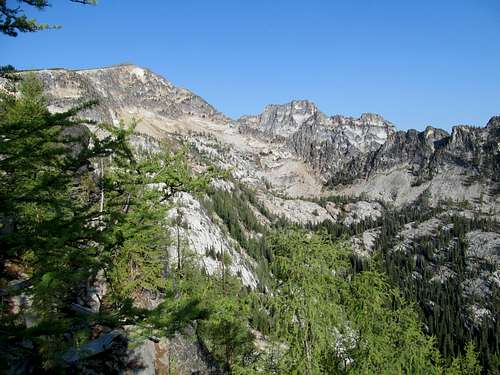 views during Baker Ridge ascent