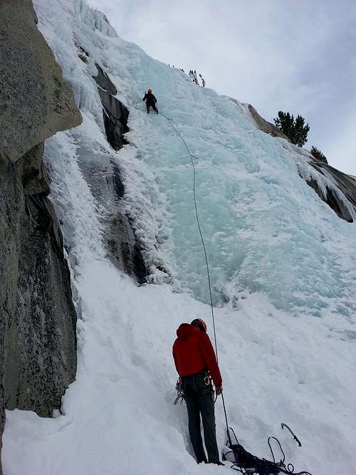 Lee Vining Canyon Ice Climbing