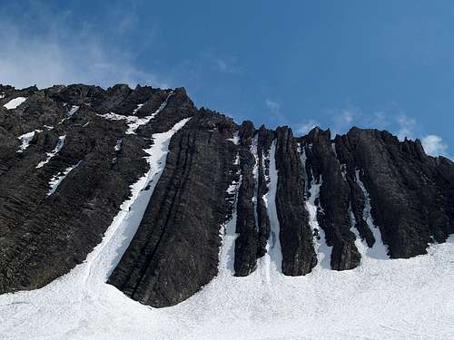 The NW ridge of Mt. Lyautey