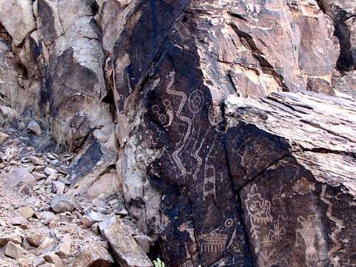 Parowan Gap Petroglyph