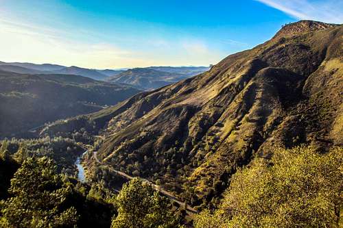 Cache Creek Canyon and Glascock Mtn.