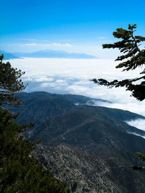 San Gorgonio from approach to Etiwanda from Cucamonga