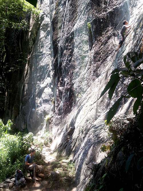 Climber on Kalya