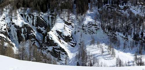 Icefalls at La Gouille
