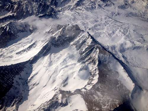 Aerial view of Mount Humphreys