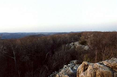 View from the ledges of High...