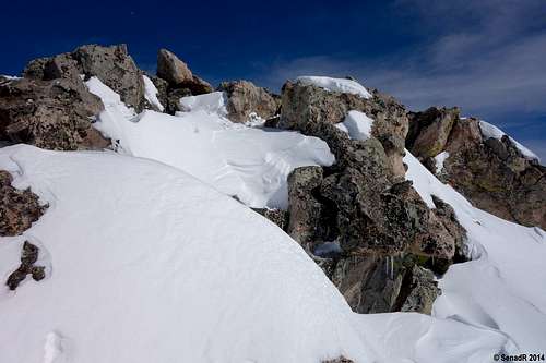 Summit ridge.